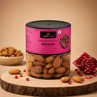 Foodnutra Premium Anardana Coated Almond Foodnutra Premium Anardana Coated Almond