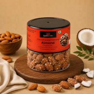 Foodnutra Premium Coconut Coated Almond