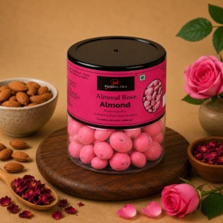 Foodnutra Rose Flavoured Chocolate Coated Almond