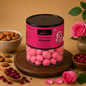 Foodnutra Rose Flavoured Chocolate Coated Almond