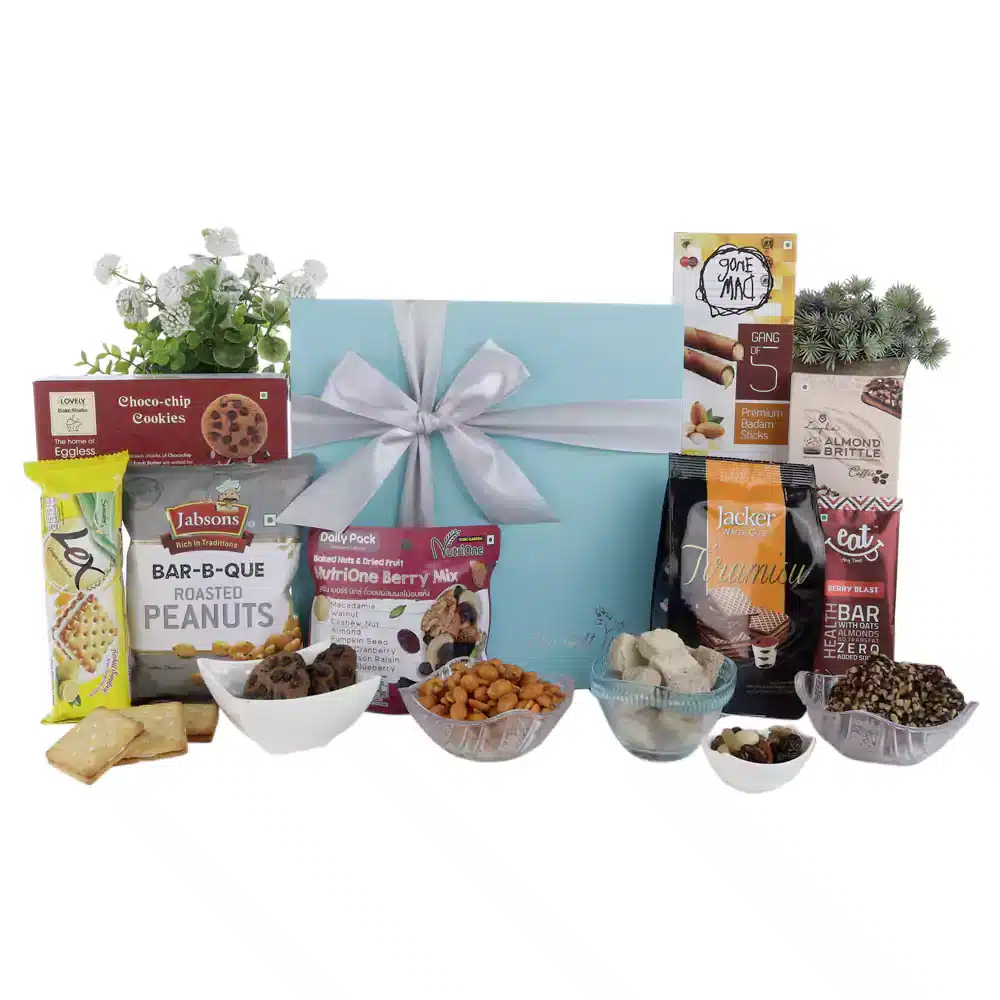 Holiday Nuts & Dried Fruit Assortment In Wooden Hexagon Gift Tray – We Got  Nuts